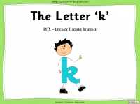 The Letter 'k' - EYFS